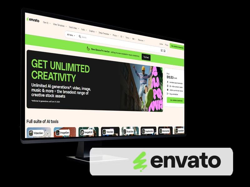 خرید اکانت Envato با پرداخت ریالی