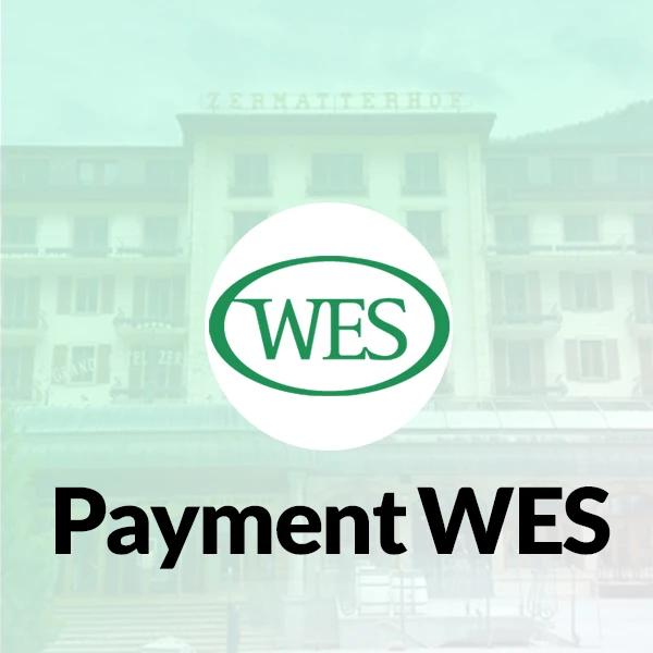 پرداخت هزینه WES