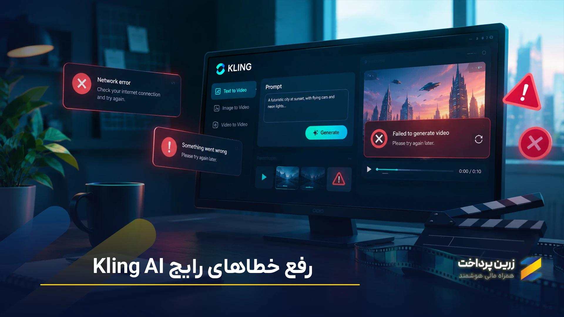 چرا کلینگ کار نمی‌کند؟ خطاها و مشکلات Kling AI