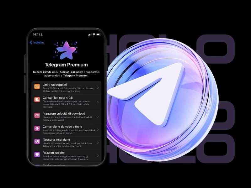 خرید تلگرام پرمیوم Telegram Premium ارزان و سریع