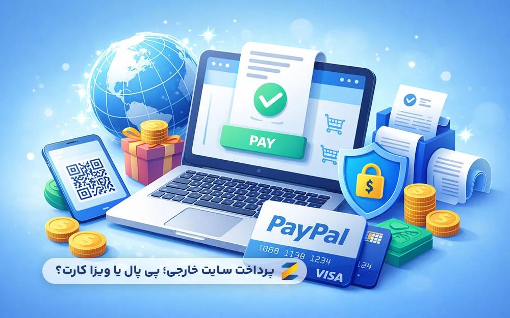 پرداخت سایت خارجی؛ پی پال بهتر است یا ویزا کارت؟