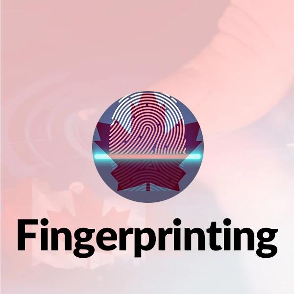 پرداخت هزینه انگشت نگاری کانادا