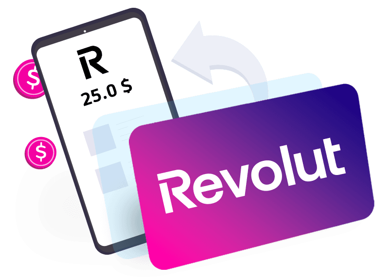 شارژ حساب رولوت REVOLUT