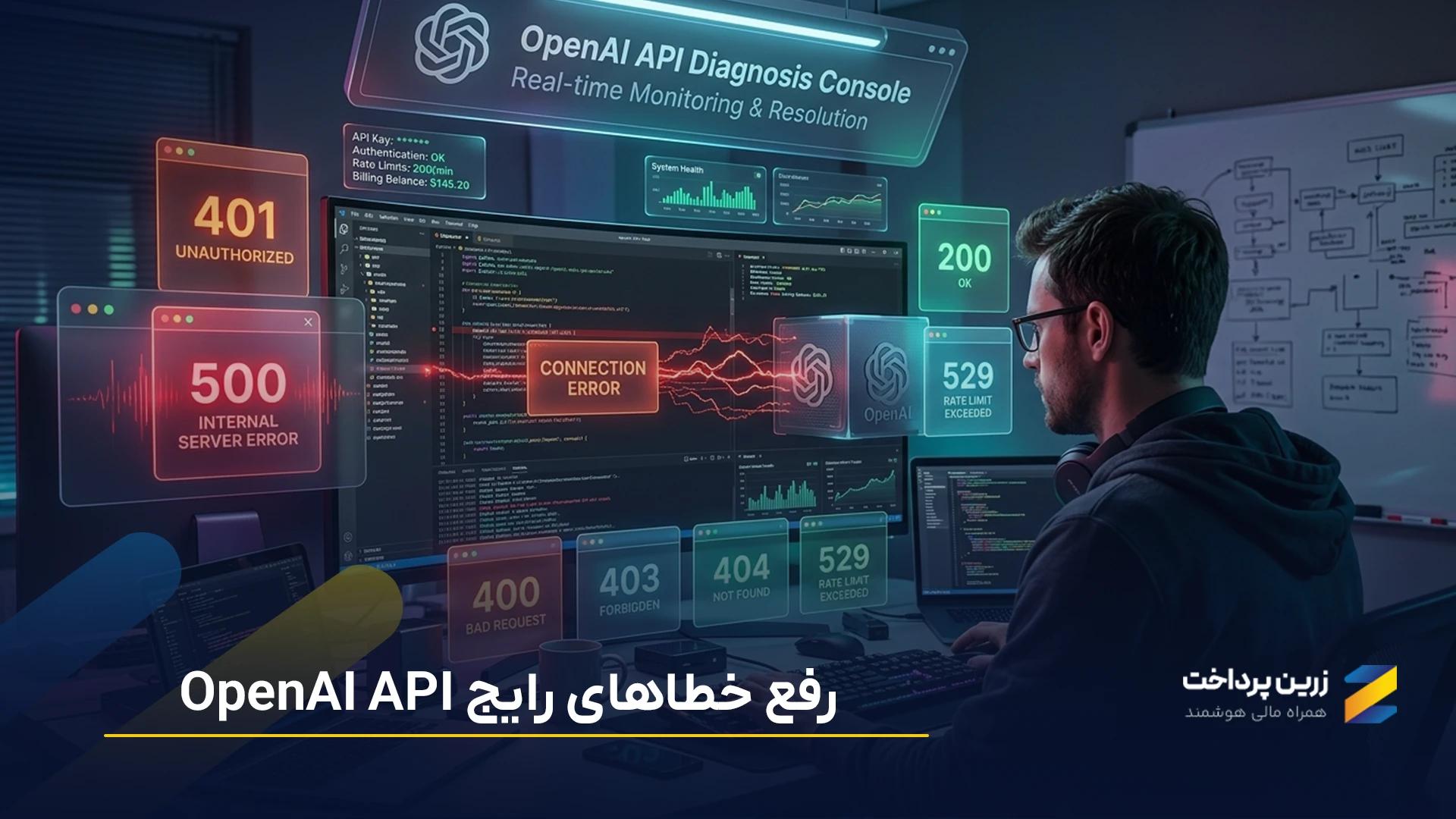 چرا API چت جی پی تی کار نمیکند؟کد خطاهای رایج OpenAI API